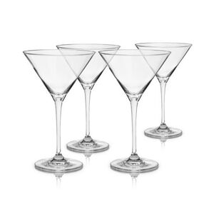 Sophisticated Clear Crystal Martini Set
